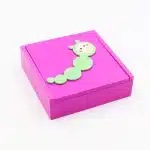Fuchsia Wooden Box
