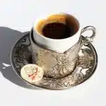 Round White Coffee Topper