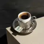 Square White Coffee Topper