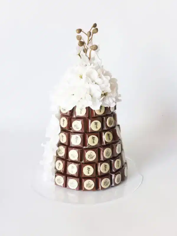 Pyramid of Customized Wafer Chocolate