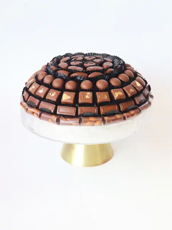 Flat Glass Plate with Chocolate - Image 2