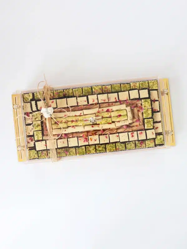 Acrylic Tray with Assorted Rahash